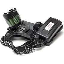 Налобний ліхтар Police BL-2188B-T6 50000W з зумом YU227, фото 4