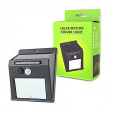Світильник LED зовнішнього освітлення Solar Motion Sensor Light з датчиком руху на сонячних батареях YU227, фото 4