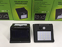 Світильник LED зовнішнього освітлення Solar Motion Sensor Light з датчиком руху на сонячних батареях YU227, фото 5