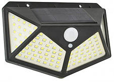 Ліхтар Навісний з датчиком руху BL CL 100 -100led + solar YU227, фото 3