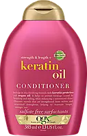 Кондиционер для волос OGX против ломкости с кератиновым маслом, 385 мл
