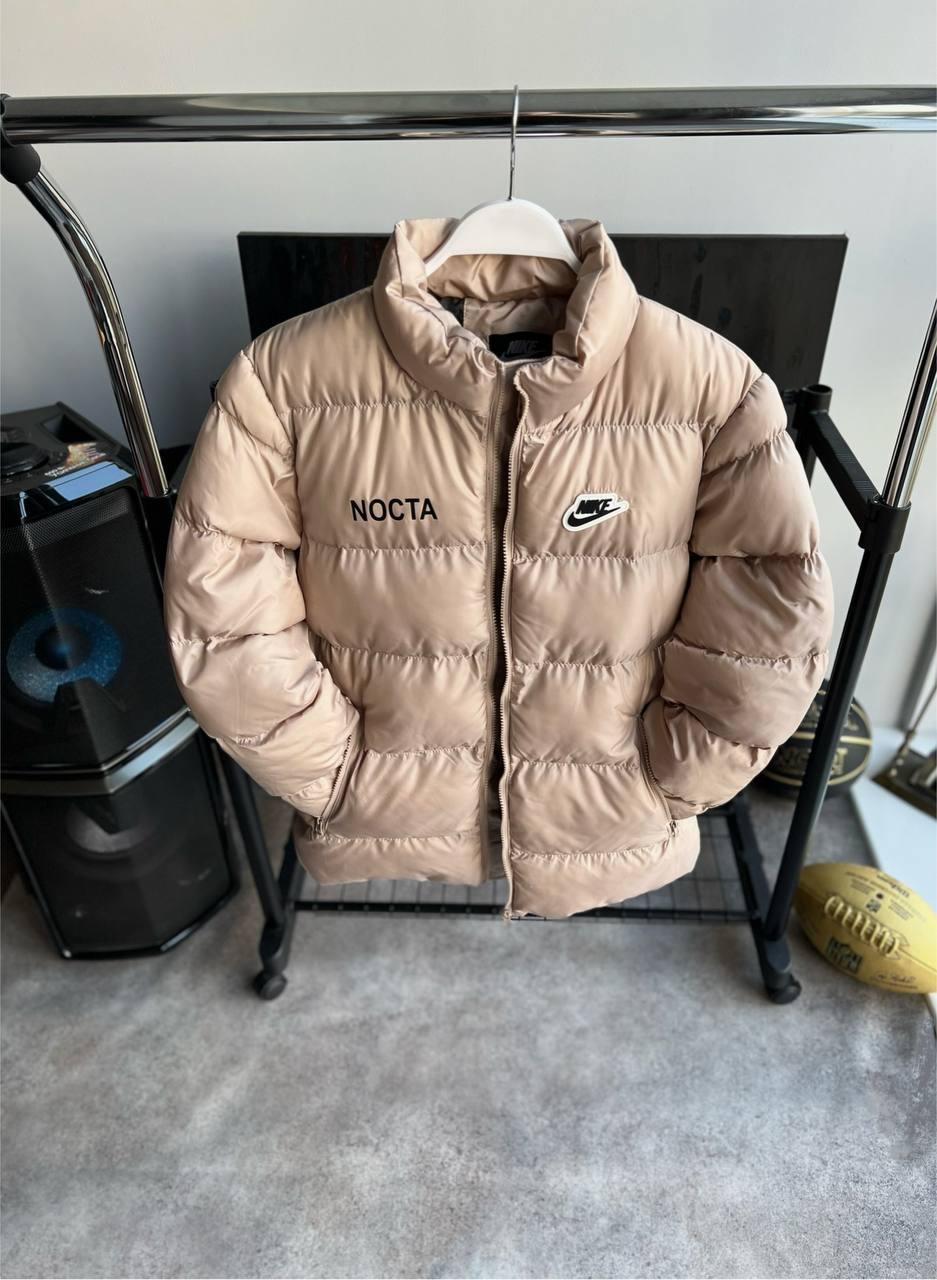 Чоловіча зимова куртка Nike Nocta M1733 бежева, фото 1