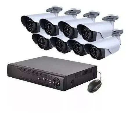 Камера відеоспостереження DVR 6145AHD-P8 (8 канальний та 8 камери/метал) YU227, фото 2