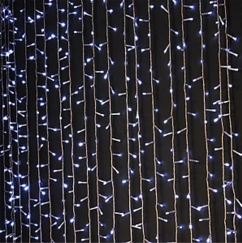 Гірлянда водоспад RD-7150 320-400 LED 3х3 м Біла YU227