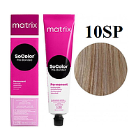 Стойкая крем-краска Matrix Socolor Pre-Bonded 10SP Очень очень светлый блондин серебристо-жемчужный 90 мл