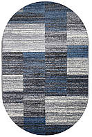 Килим сучасний AQUA 02608A Blue/L.Grey, 0,8x1,5 м