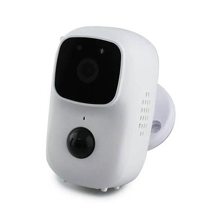 Камера відеоспостереження Smart wifi додаток Tuya працює від 2x18650 YU227, фото 1