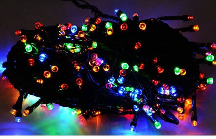 Гірлянда точка матова RD-7173 200 LED 18 м Мультикольорова YU227, фото 3