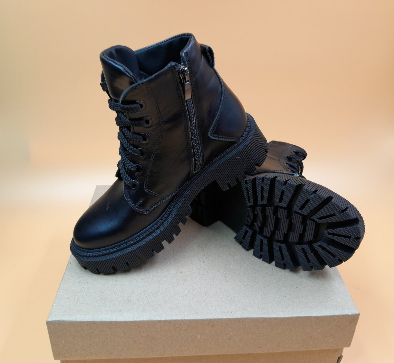 Жіночі черевики зимові Black