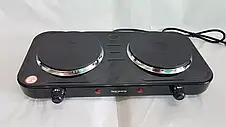 Дискова двоконфоркова електроплита Rainberg RB-999 2400 Вт YU227, фото 4