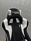Комп'ютерне крісло із тканини PlayMaker Supreme Gaming 94558 Чорно-білий, фото 6