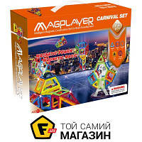 Магнітний конструктор для хлопчиків, дівчаток від 3 років Magplayer MPA-72