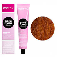 Крем-краска для волос без аммиака Matrix SoColor Sync 7CC+ Блондин медный интенсивный 90 мл original