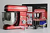 Кухонний комбайн Crownberg CB-3406 Тестомес 2200 вт червоний., фото 6