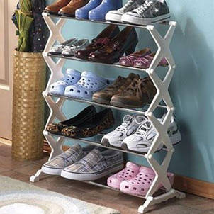 Полиця для взуття Shoe Rack 5 tier на 15 пар 515PL YU227, фото 3