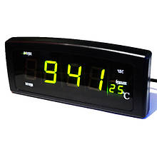 Годинник електронний настільний Caixing CX 818 LED Digital Clook з 8 будильниками і термометром YU227