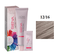 Крем-фарба для волосся jNOWA Professional Siena Chromatic Save 12/16 Екстра попелясто-фіолетовий 90 мл original