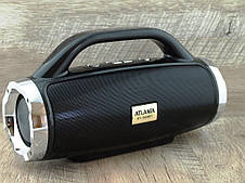 Портативна акустична колонка Atlanfa AT-1829ВТ, FM, 12W, Super Bass speaker AUX bluetooth MP3 microSD/TF YU227, фото 2