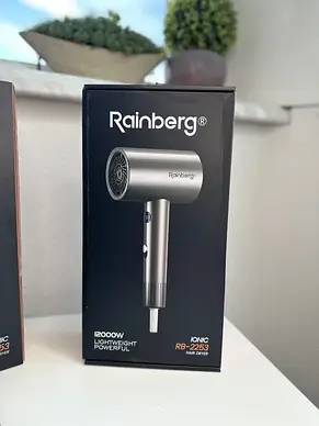 Професійний фен для волосся з іонізацією Rainberg RB-2253 2000w YU227, фото 5