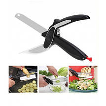 Універсальні кухонні ножиці Clever cutter Ніж-ножиці 3в1 YU227, фото 2