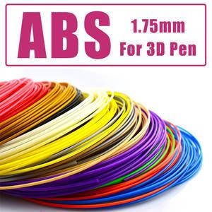 Пластикові нитки для 3D ручок PLA, 20 кольорів по 10 м YU227, фото 2