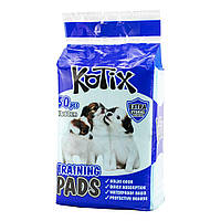 Одноразові пелюшки для собак та цуценят Kotix Premium 60*40 см 50шт