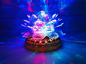 Світлодіодна диско лампа Led full color rotating lamp 0076 YU227, фото 2