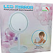 Дзеркало для макіяжу Mirror 00058 LED з сенсорним екраном USB 30 см YU227, фото 7