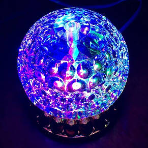 Обертова диско лампа Led full color rotating lamp світлодіодна G-0073 YU227, фото 2