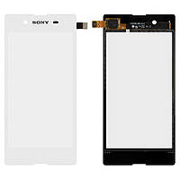 Сенсорный экран для Sony D2202 Xperia E3, D2203 Xperia E3, D2206 Xperia E3, белый