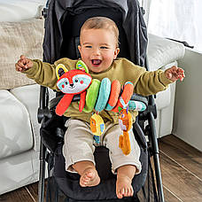М'яка іграшка на коляску Clementoni "Soft Spiral Happy Animals", фото 2