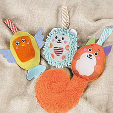 М'яка іграшка на коляску Clementoni "Soft Spiral Happy Animals", фото 5