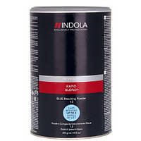 Безпиловий освітлювальний порошок Indola Profession Rapid Blond Блакитний 500гр original
