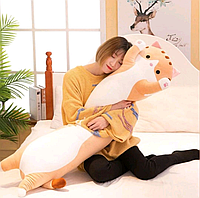 Мягкая игрушка 90 см подушка Кот коричневый YU227