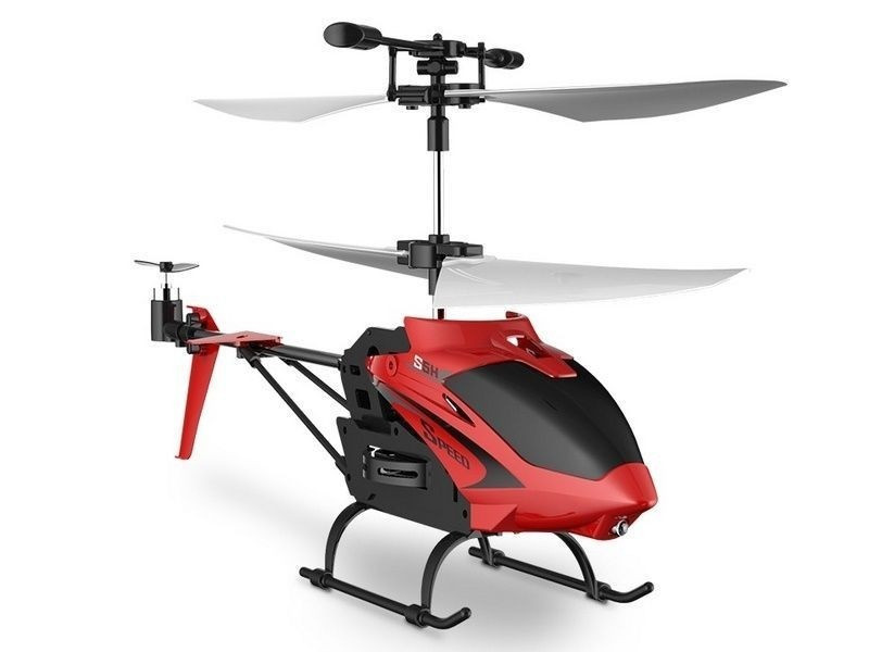 Інтерактивна іграшка літає вертоліт Induction Aircraft Червоний YU227