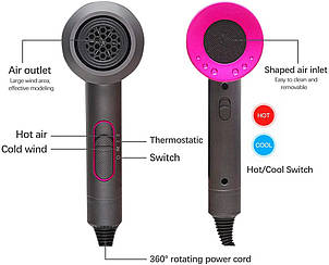 Професійний фен Fashion hair dryer QUICK-Drying hair care YU227, фото 3