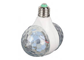 Обертова подвійна диско лампа LED Crownberg CB-0302 YU227, фото 2