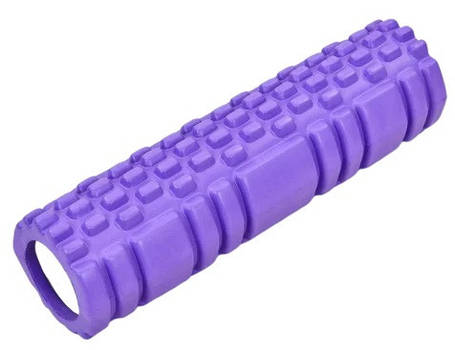 Йога-ролер фітнес-валик Grid Combi Yoga Roller 8х30 см фіолетовий YU227, фото 2