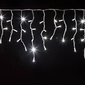 Вулична гірлянда бахрома Xmas W-1 LED 120 3.3 Line Short curtain Біла YU227, фото 1