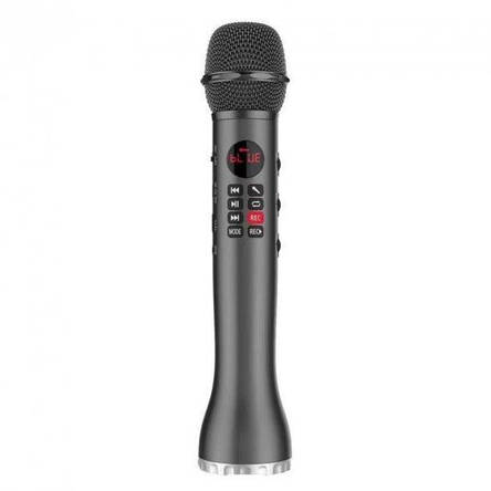 Бездротовий мікрофон караоке MicMagic L-598 Чорний YU227, фото 2