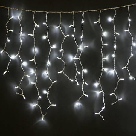 Вулична гірлянда бахрома Xmas W-1 LED 100 3.3 Line Short curtain Білий YU227, фото 1