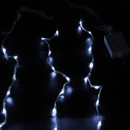 Світлодіодна гірлянда водоспад Xmas 360 LED W-3 3х2 м Біла YU227, фото 3