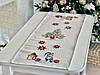 Доріжка на стіл новорічна наперон гобеленовий різдвяний кошенята ялинка раннер ранер Limaso SURI 37х100 см, фото 6
