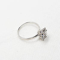 Серебряное кольцо с фианитами Кольцо с камнем Кольца женские 925 пробы Кольцо для помолвки в стиле Тиффани