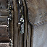 Сумка-барсетка на плече 20.5x24x6 см Northampton Polo Club коричнева, фото 6