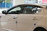 Вітровики, дефлектори вікон Kia Optima K5 2010-2014 Autoclover/Корея), фото 5