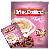 Суперціна! Кавовий напій MacCoffee 3в1 Амаретто 18г х 20 сашетів