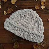 Тепла в'язана шапка, фото 2