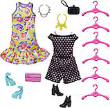 Barbie Fashionistas Doll & Playset Ultimate Closet. Бузкова шафа з одягом і лялькою Барбі Фашіоністас, фото 6