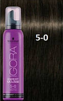 Oттeнoчный мycc Schwarzkopf IGORA Expert Mousse 5-0 Cвeтлo-кopичнeвый Нaтypaльный 100 мл original